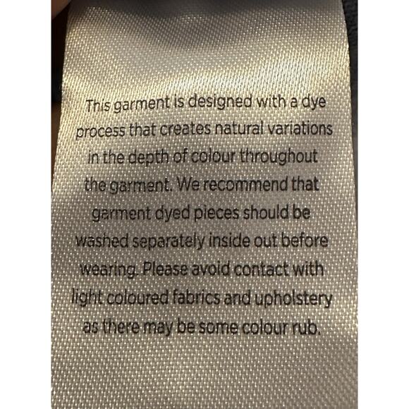 Poetry Women 14 US Wrap Over Skirt Midi Hemp Cotton Drawstring Pockets Blue - Picture 10 of 12